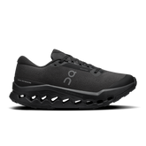 On Running Women's Cloudsurfer Trail 2 Waterproof Shoes - Black / Black
