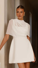 Zahni Mini Dress - White
