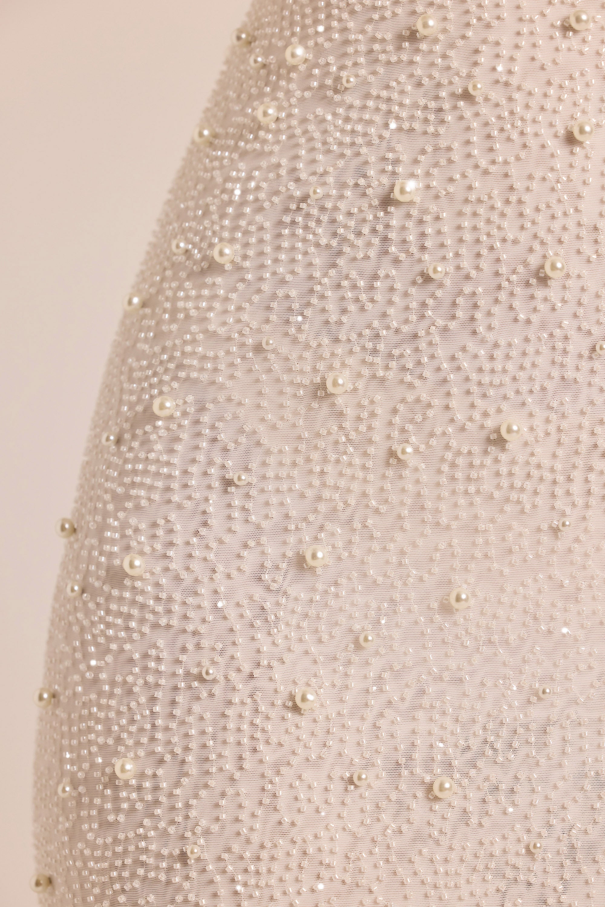 Vienna-Embellished Long Sleeve Backless Maxi Dress in White