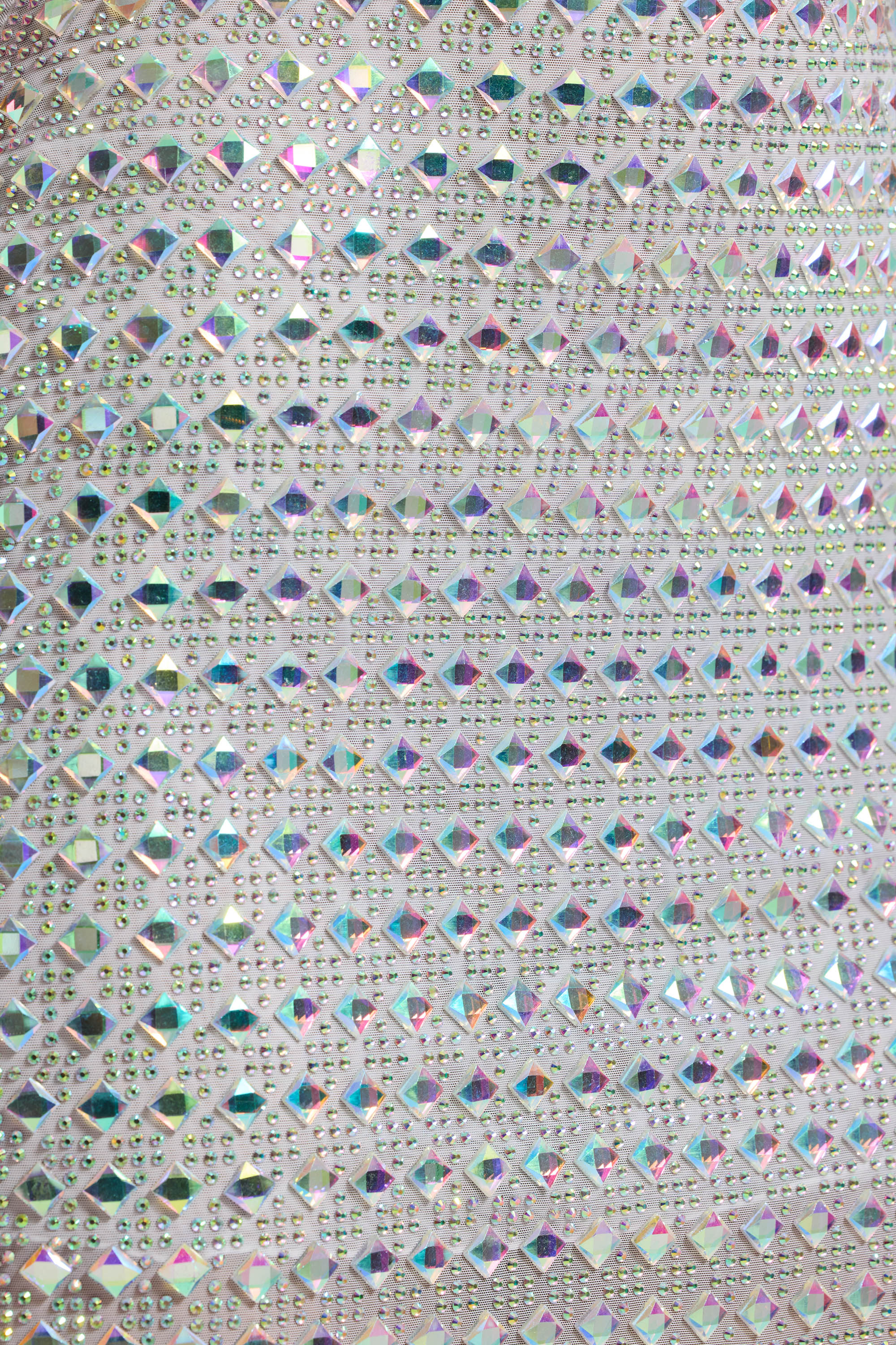 Svana-Embellished A-Line Mini Dress in Silver