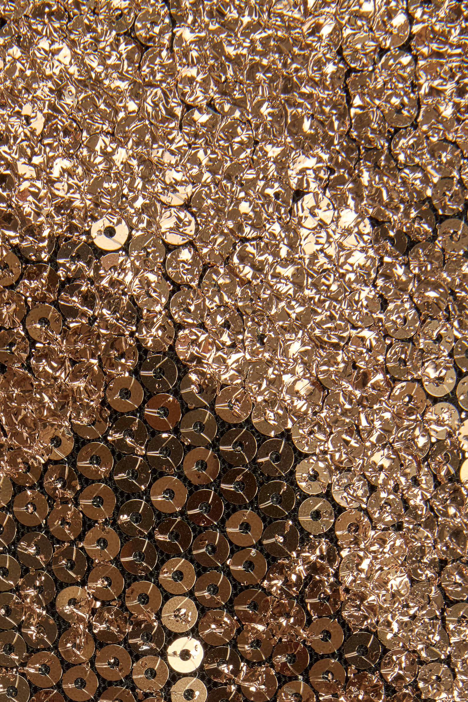 Antea-Embellished Straight-Neck Maxi Dress in Black Gold Foil