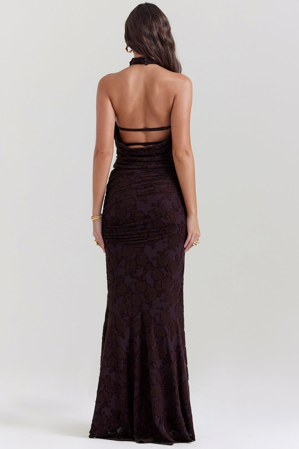 Adrielle-Cocoa Midi Skirt